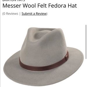 NWT- Price firm- Brixton Messer Hat - Medium - Tan